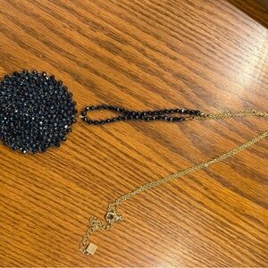 Elegant Black and Gold Necklace